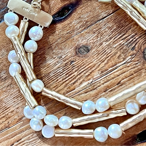 πΊπHPππΊ NWT Cult Gaia Zabelle Baroque Pearl Choker - Picture 7 of 16